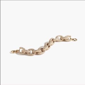J. Crew Jewelry - JCREW chunky pave link bracelet BNWT J. Crew Jewelry - JCREW chunky pave link bracelet BNWT